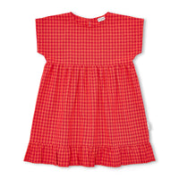 Julie Dress | Check Red