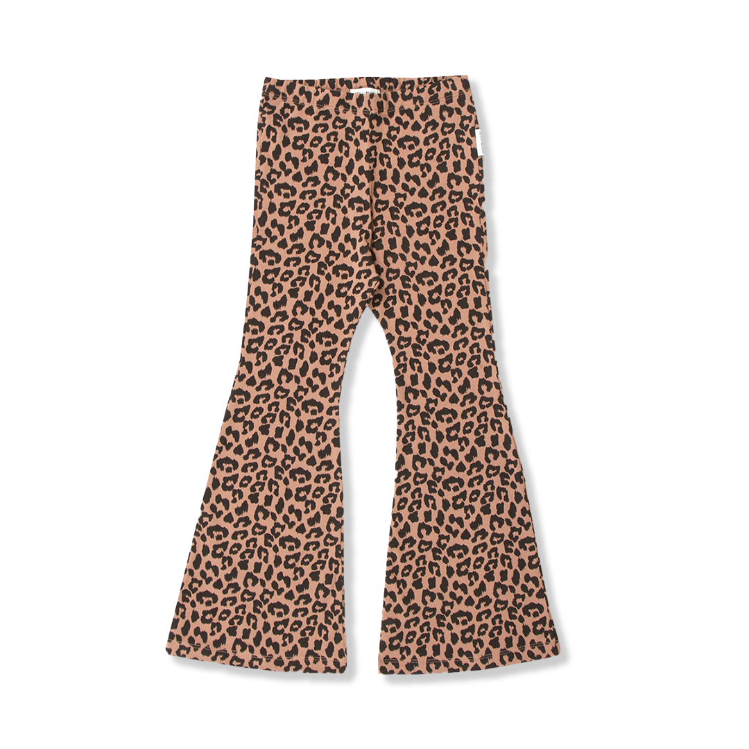 Bowie Flared Pants | Wild Leopard AOP