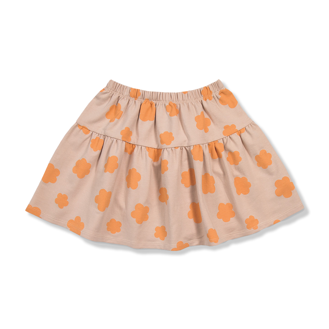 Mini Ruffle Skirt | Big Flower AOP