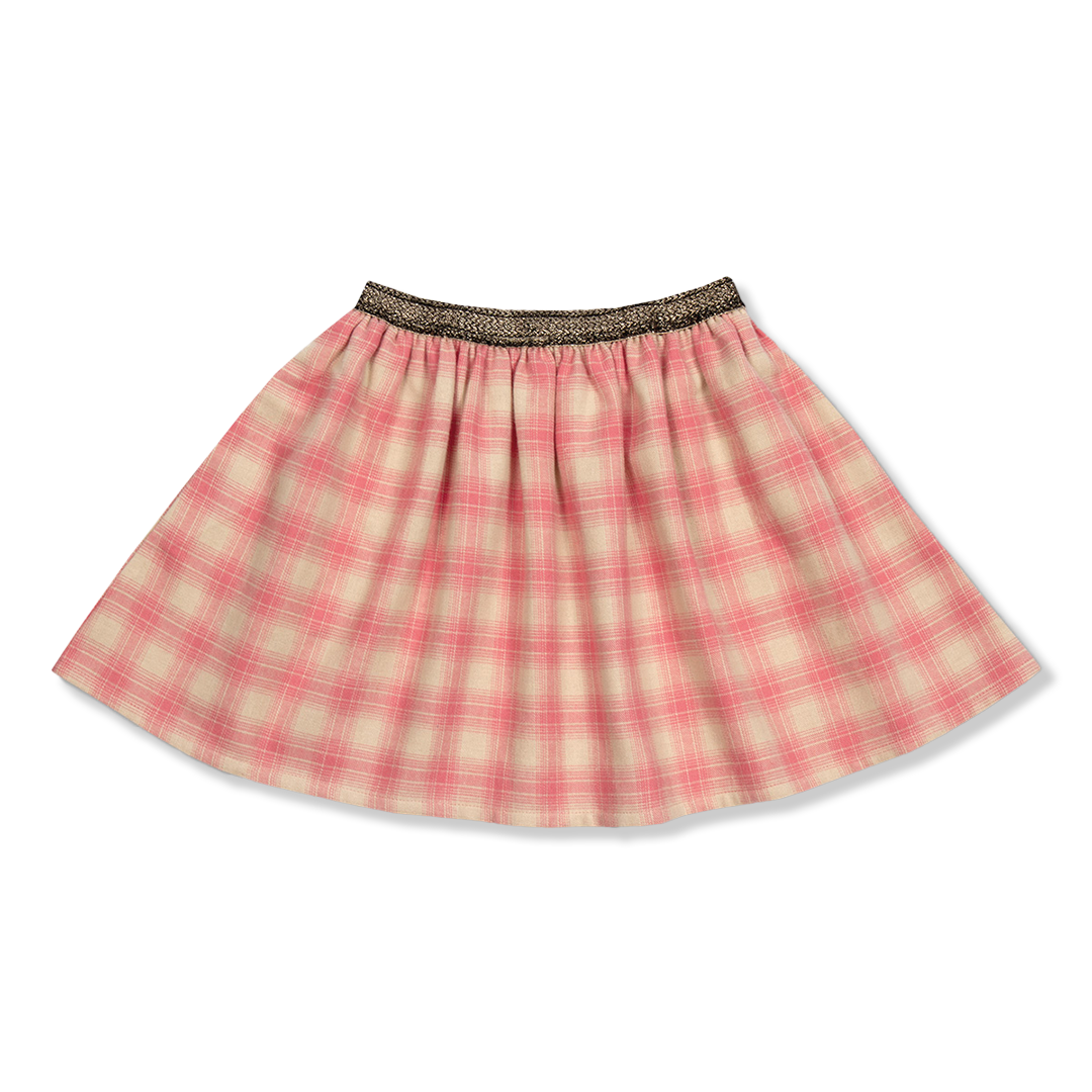 Mini Skirt | Check Rosette