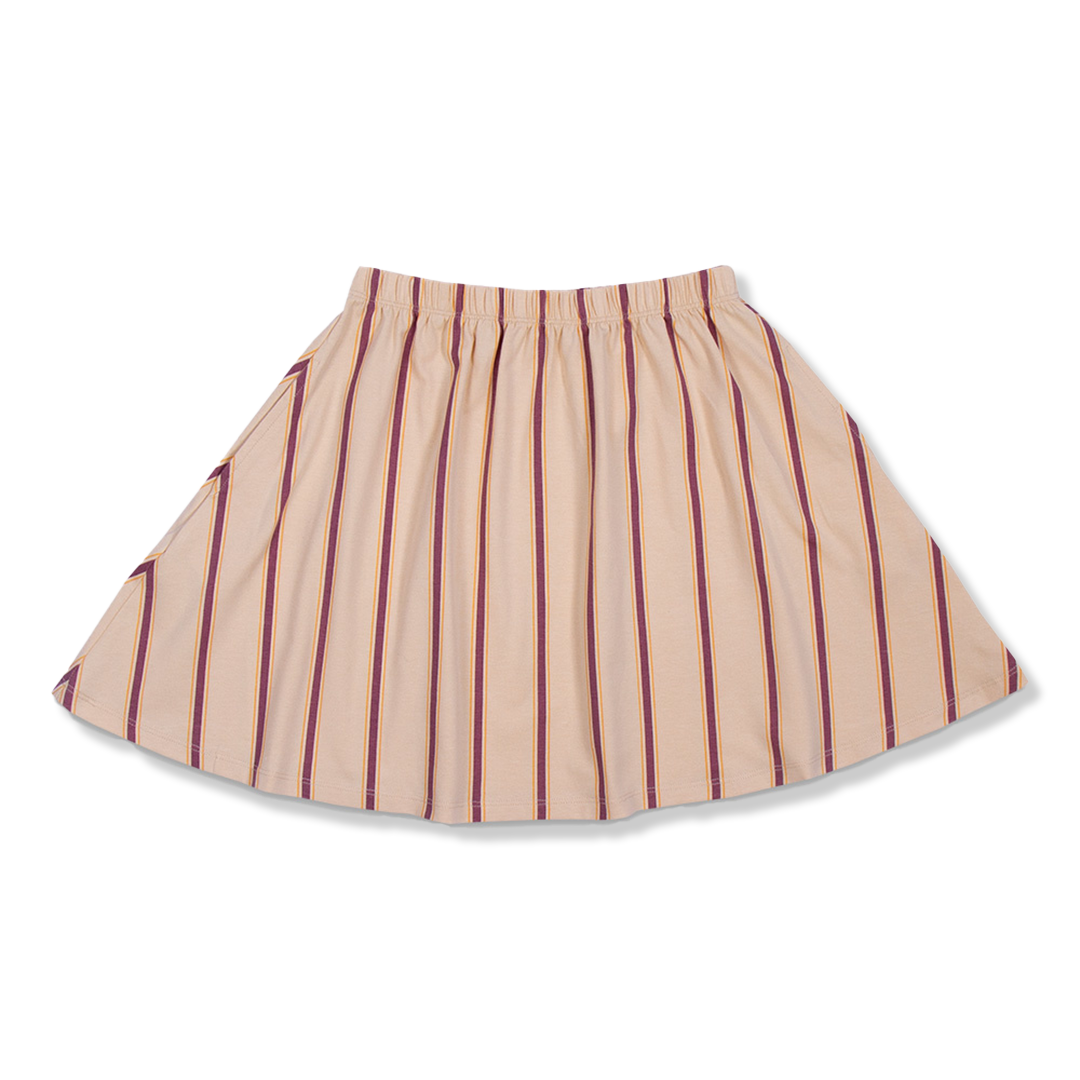 Mini Skirt | Stripes AOP