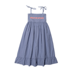 Summer Dress " ROCKSTAR " | Colony Blue