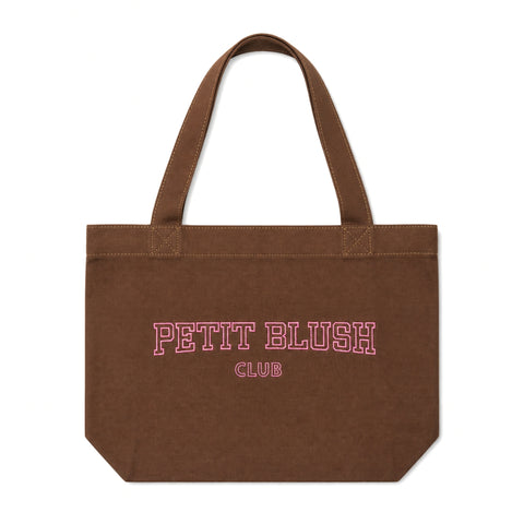 Petit Blush Canvas Shopper - Brown