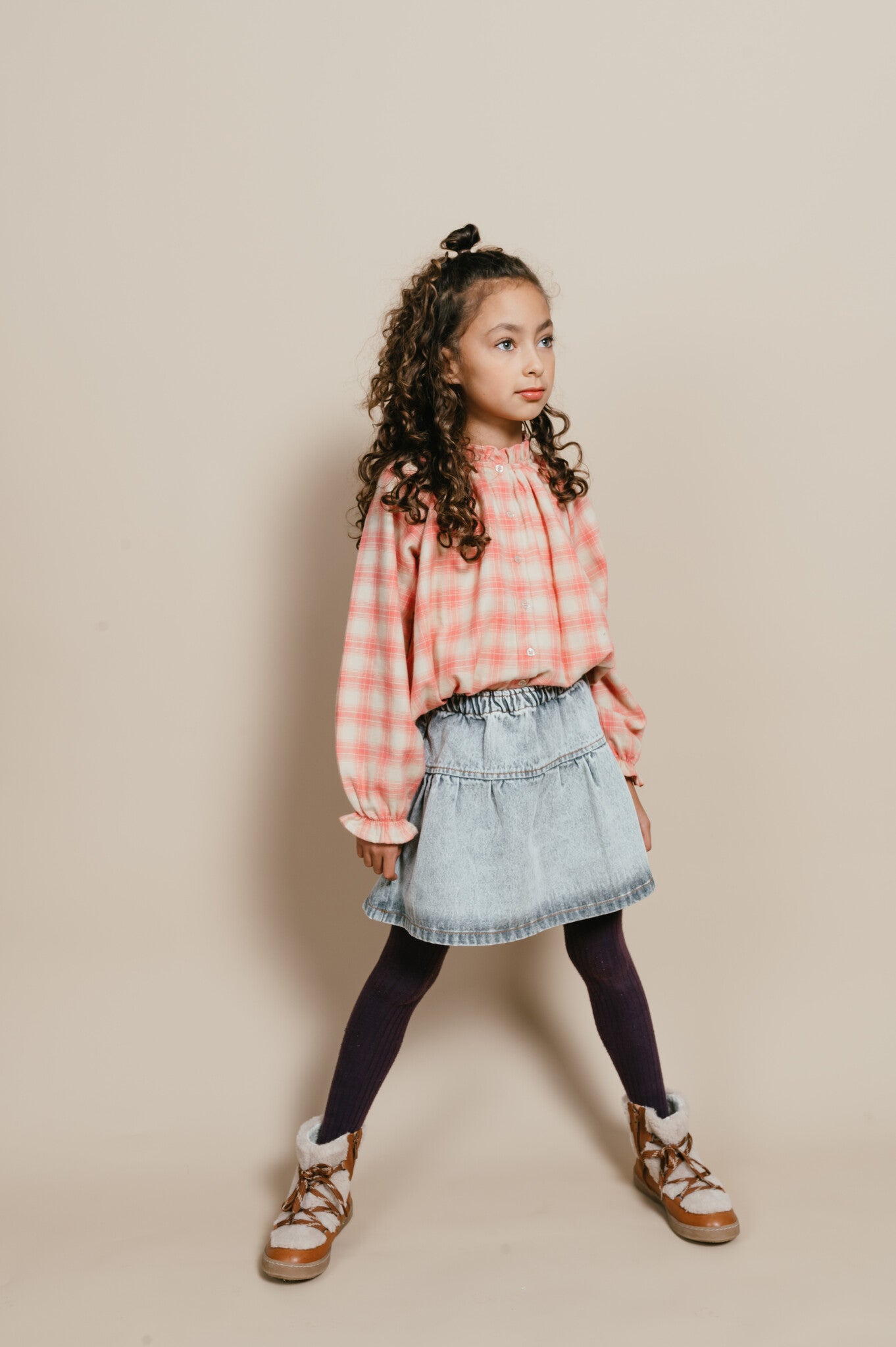 Raglan Blouse | Check Rosette