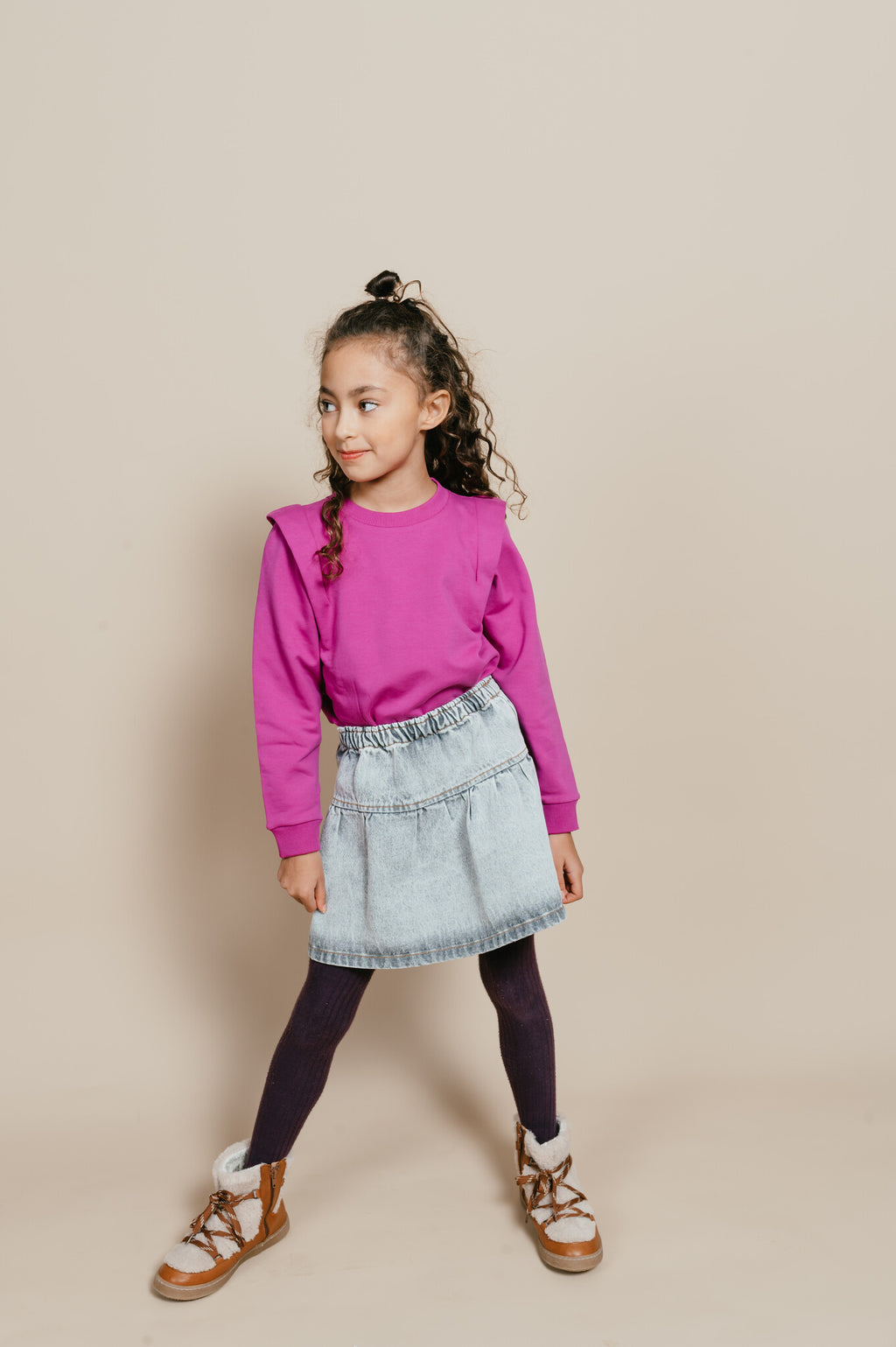 Shoulder Detail Sweater | Violet