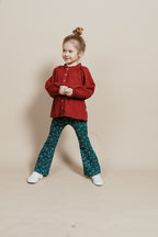 Bowie Flared Pants | Poppy Flower AOP