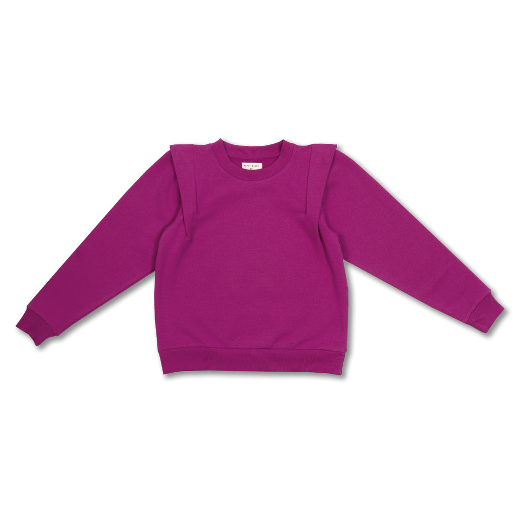 Shoulder Detail Sweater | Violet