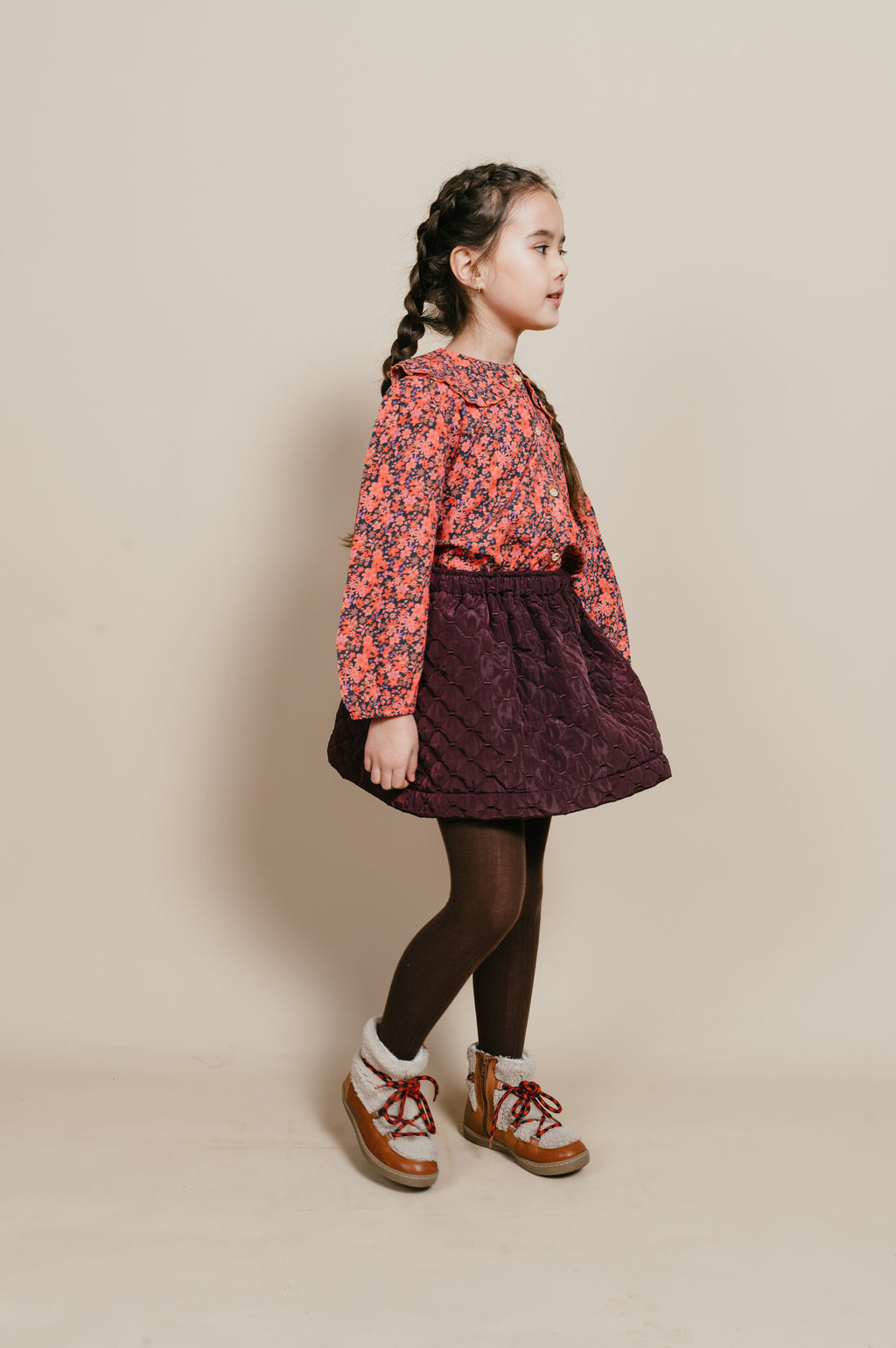 Padded  Skirt | Iconic Purple