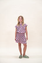 T-Shirt | Hourglas Hearts Lilas