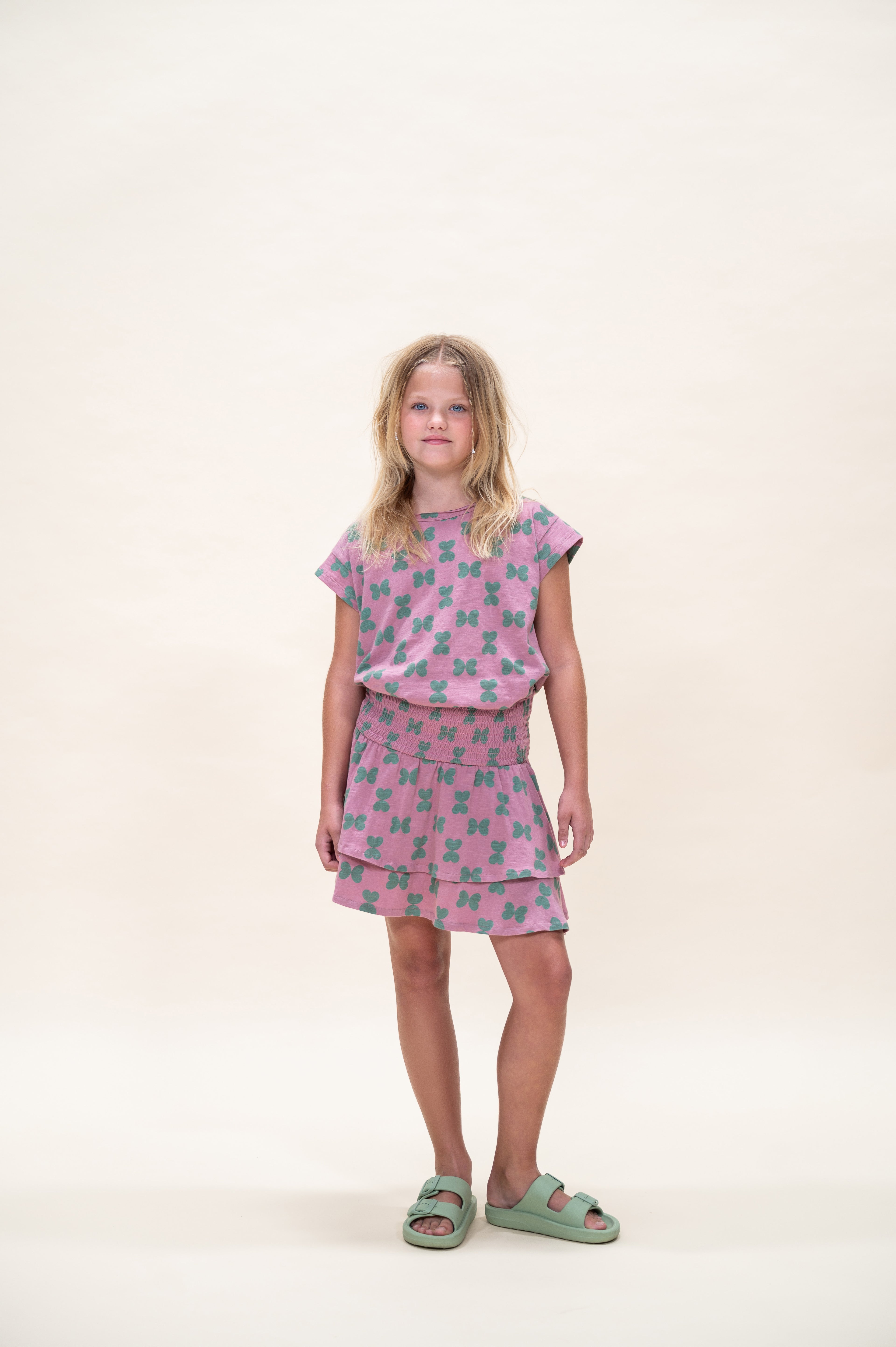 T-Shirt | Hourglas Hearts Lilas