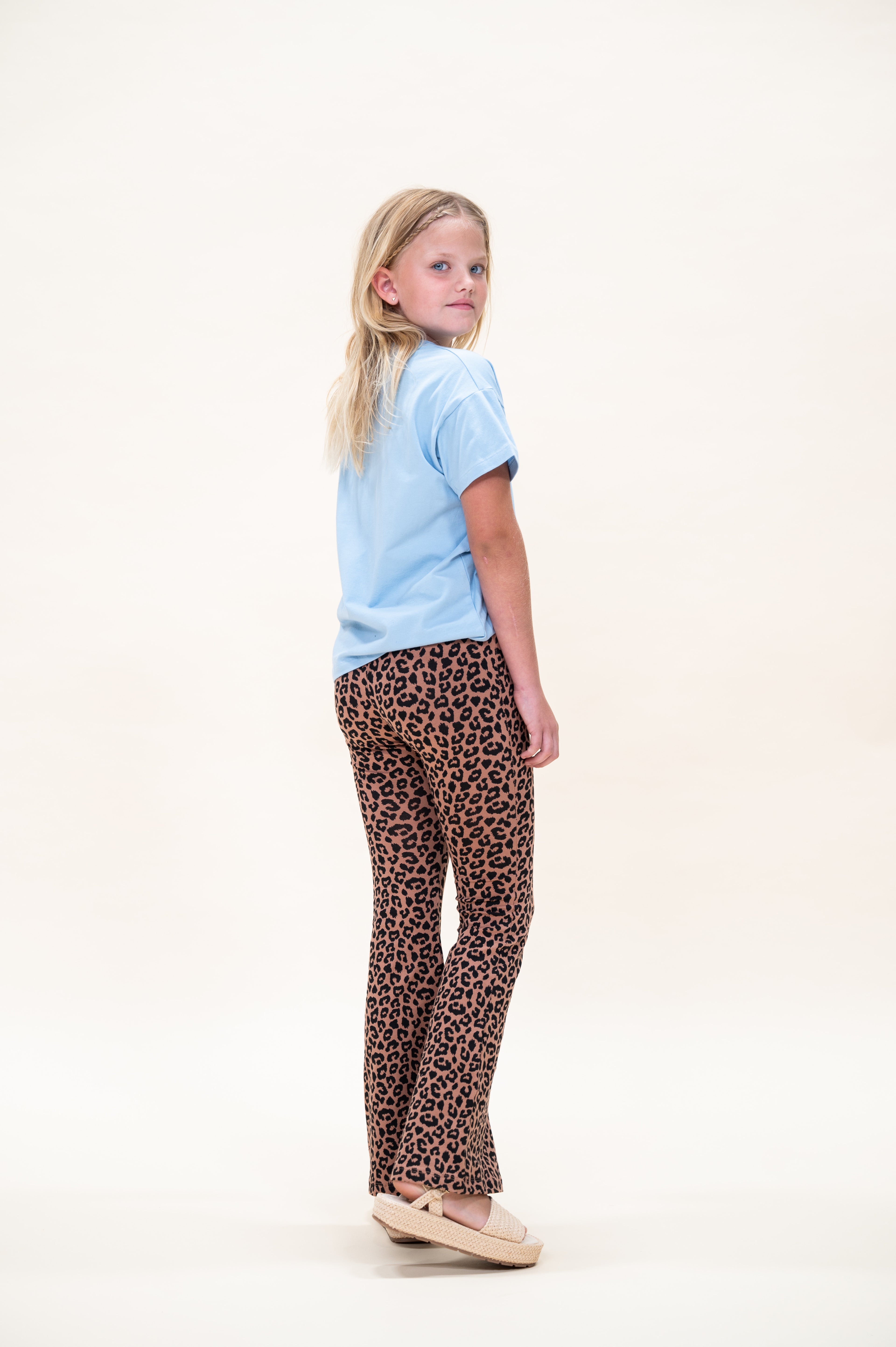 Bowie Flared Pants | Wild Leopard AOP