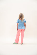 Smock Top | Jeans Blue
