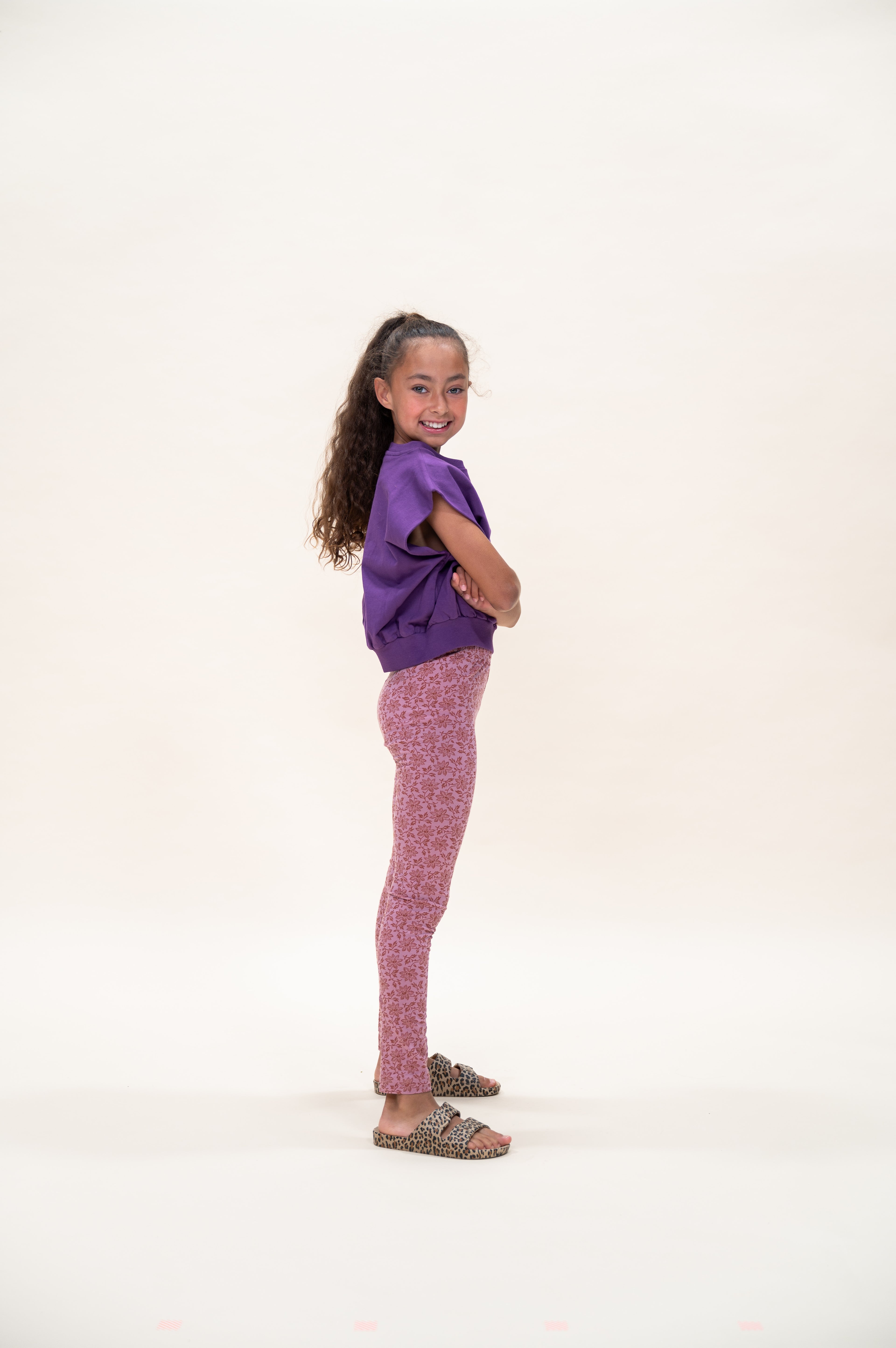 Lola Legging | Lace Flower AOP