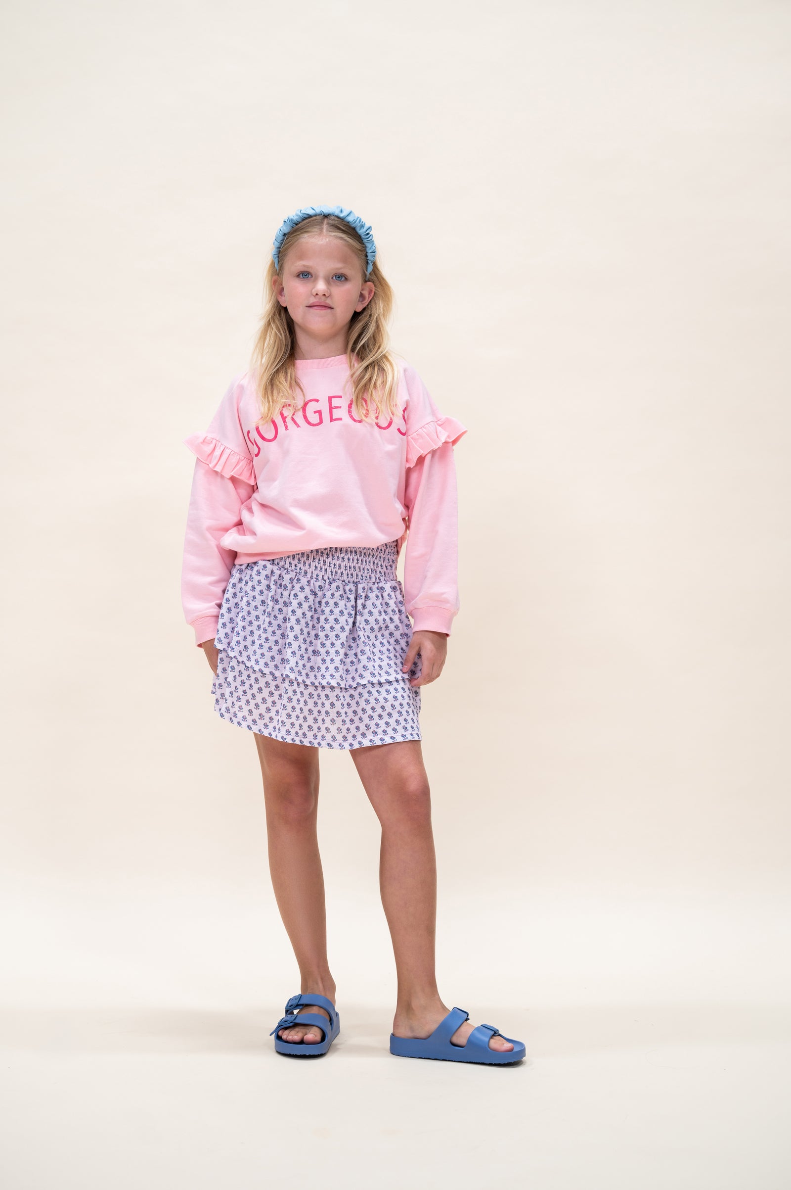 Mini Smock Skirt | Pink