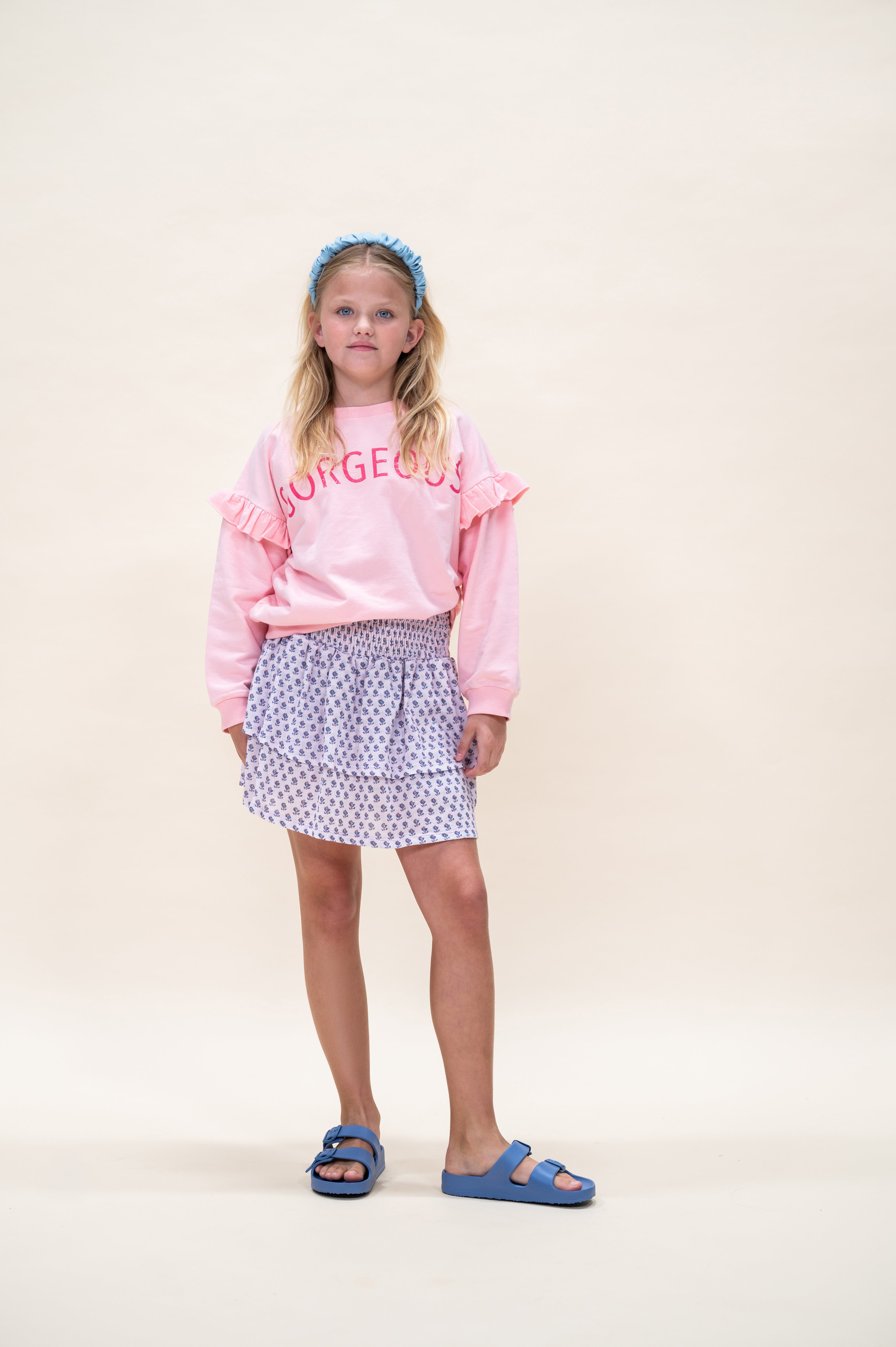 Mini Smock Skirt | Rosa