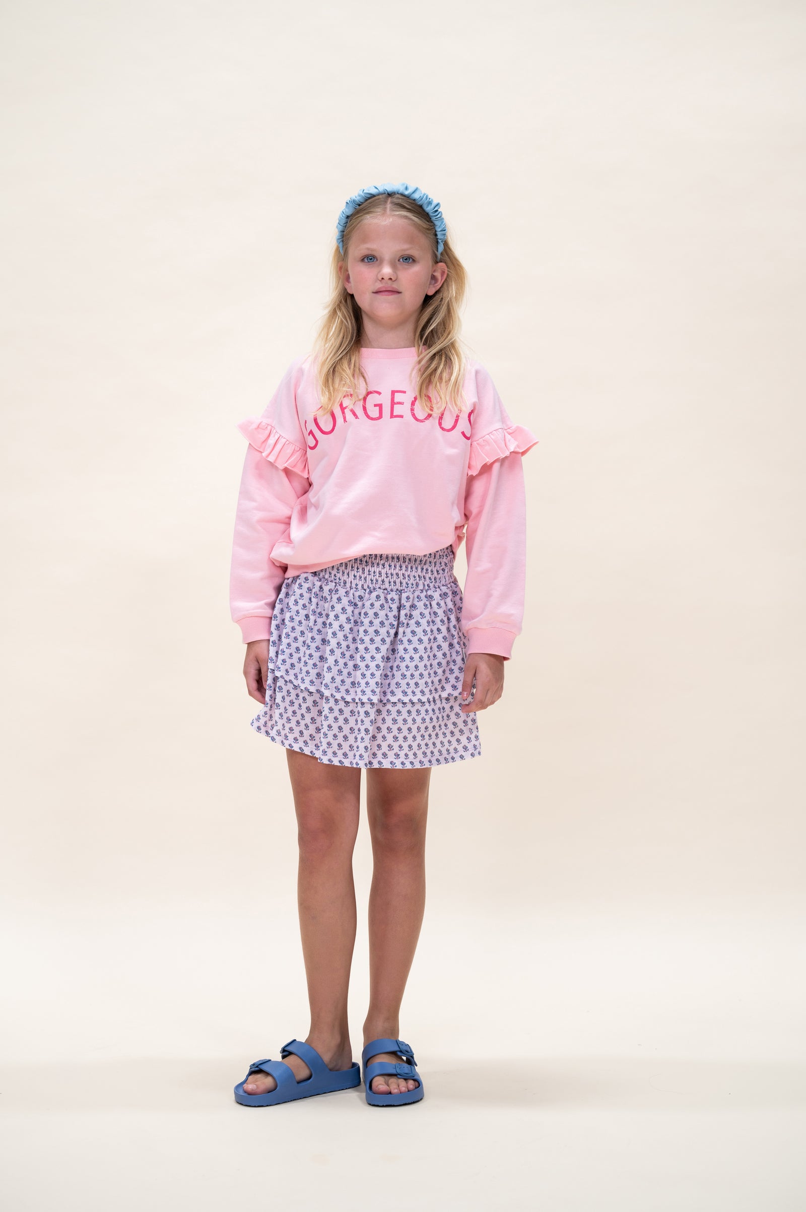 Ruffle Sweater | Crystal Rose