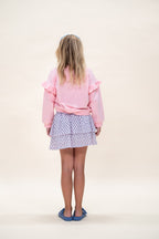 Ruffle Sweater | Crystal Rose