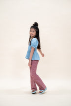 Bowie Flared Pants | Lace Flower AOP