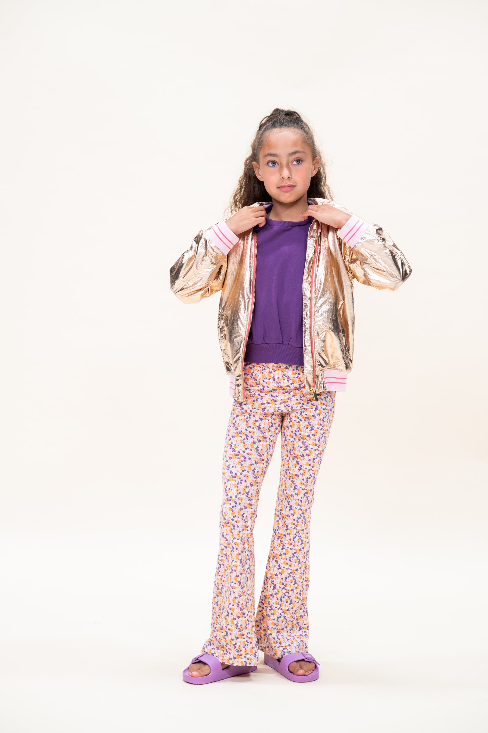 Bowie Flared Pants | Mini Ditsy AOP