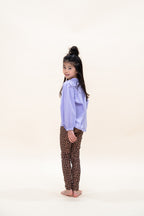 Coco Wide Blouse | Purple Rose