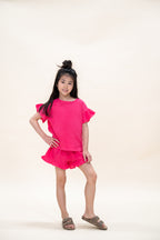 Loua Frill Blouse | Party Punch