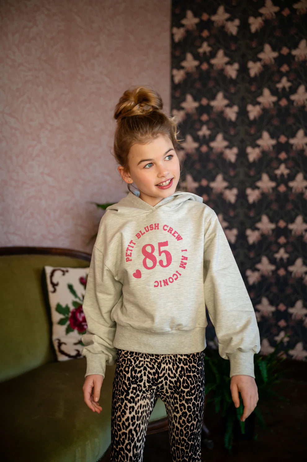 Hooded Sweater | Grey Melange