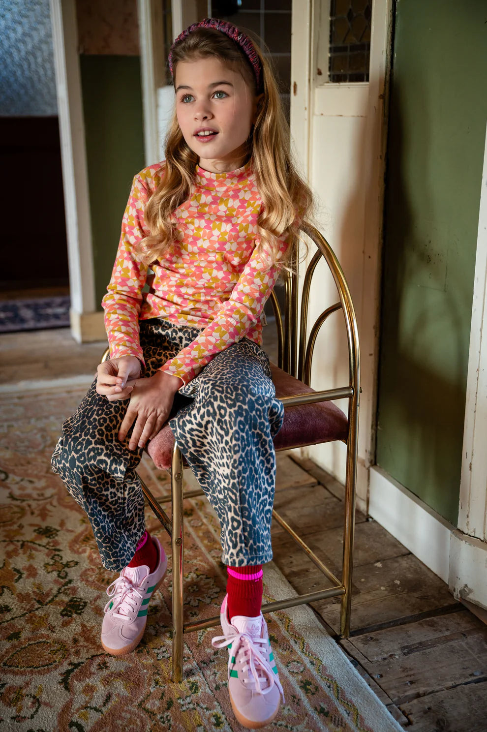 Rib Turtle Neck | Diabolo AOP