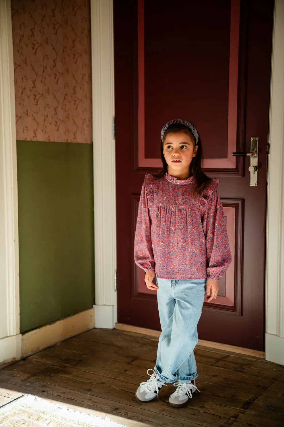 Nina Blouse | Jaipur Flower AOP