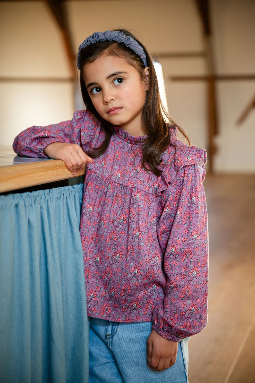 Nina Blouse | Jaipur Flower AOP