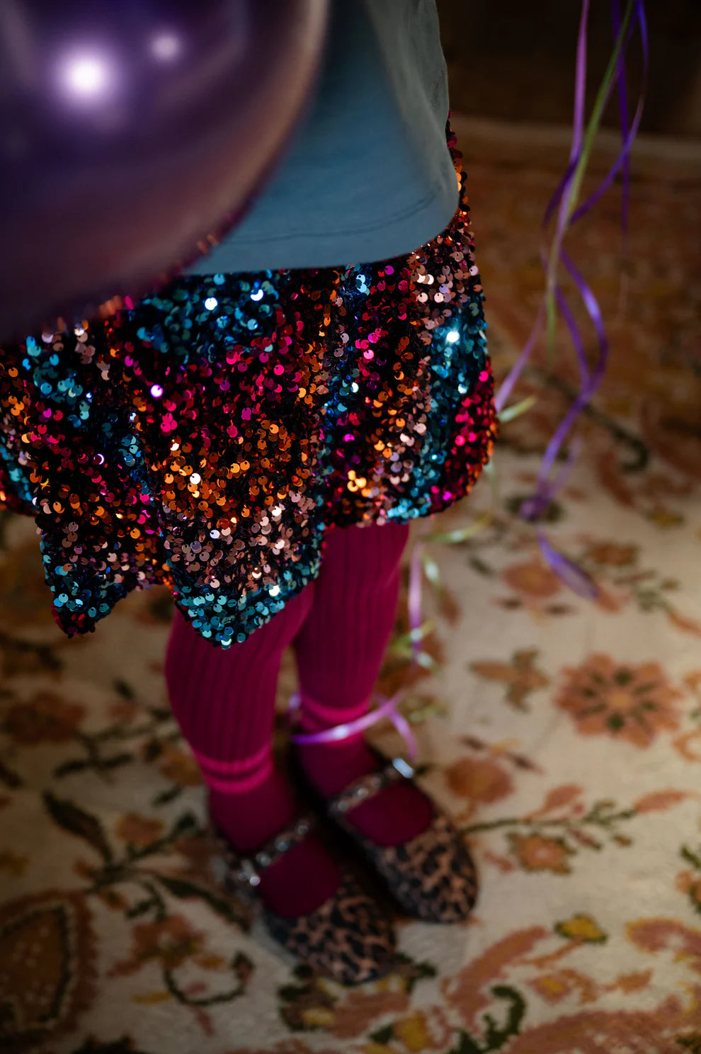 Sequins Skirt | Multi Color