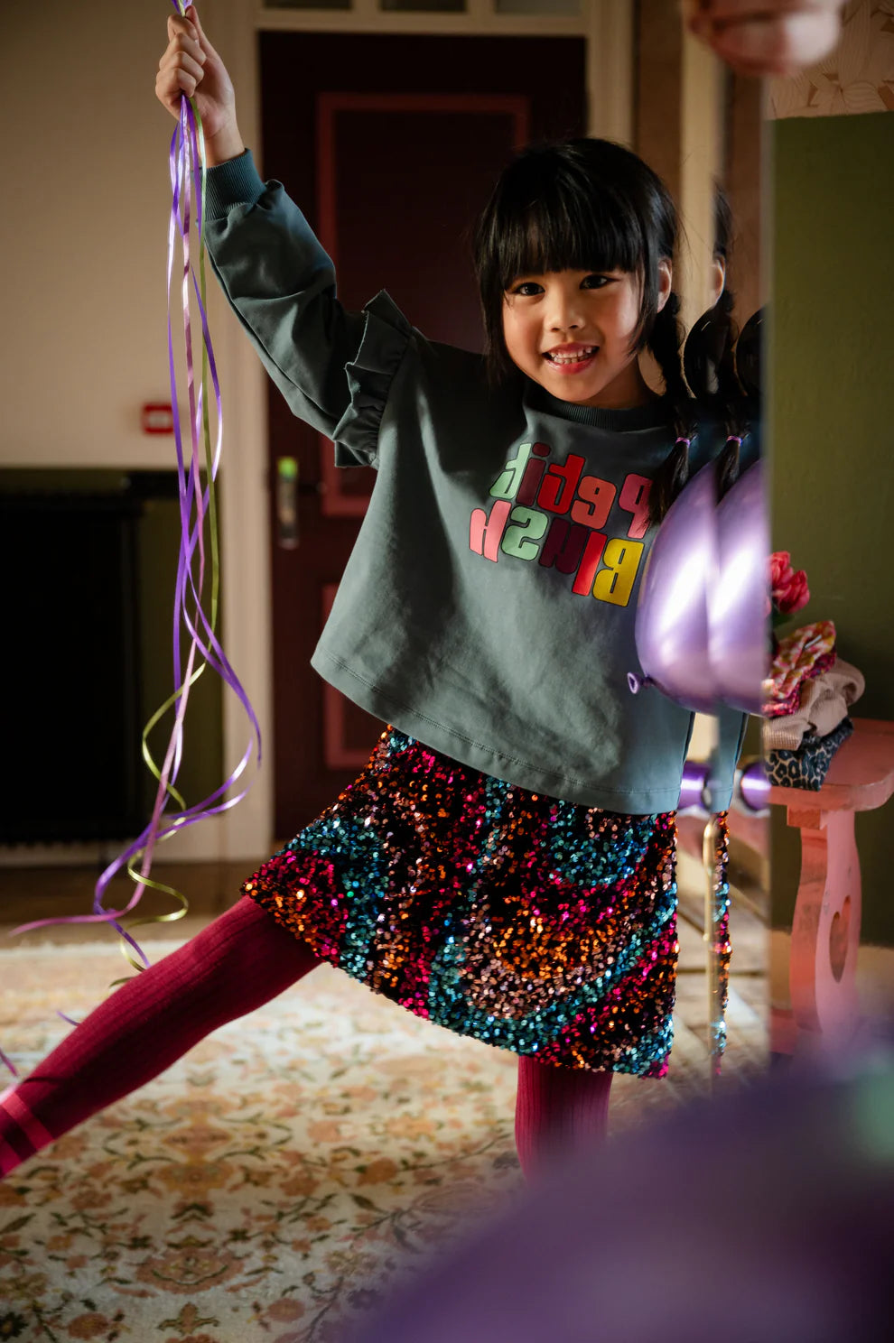 Sequins Skirt | Multi Color