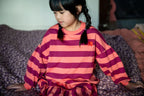 Sweater Stripe | Peach/Beaujolais