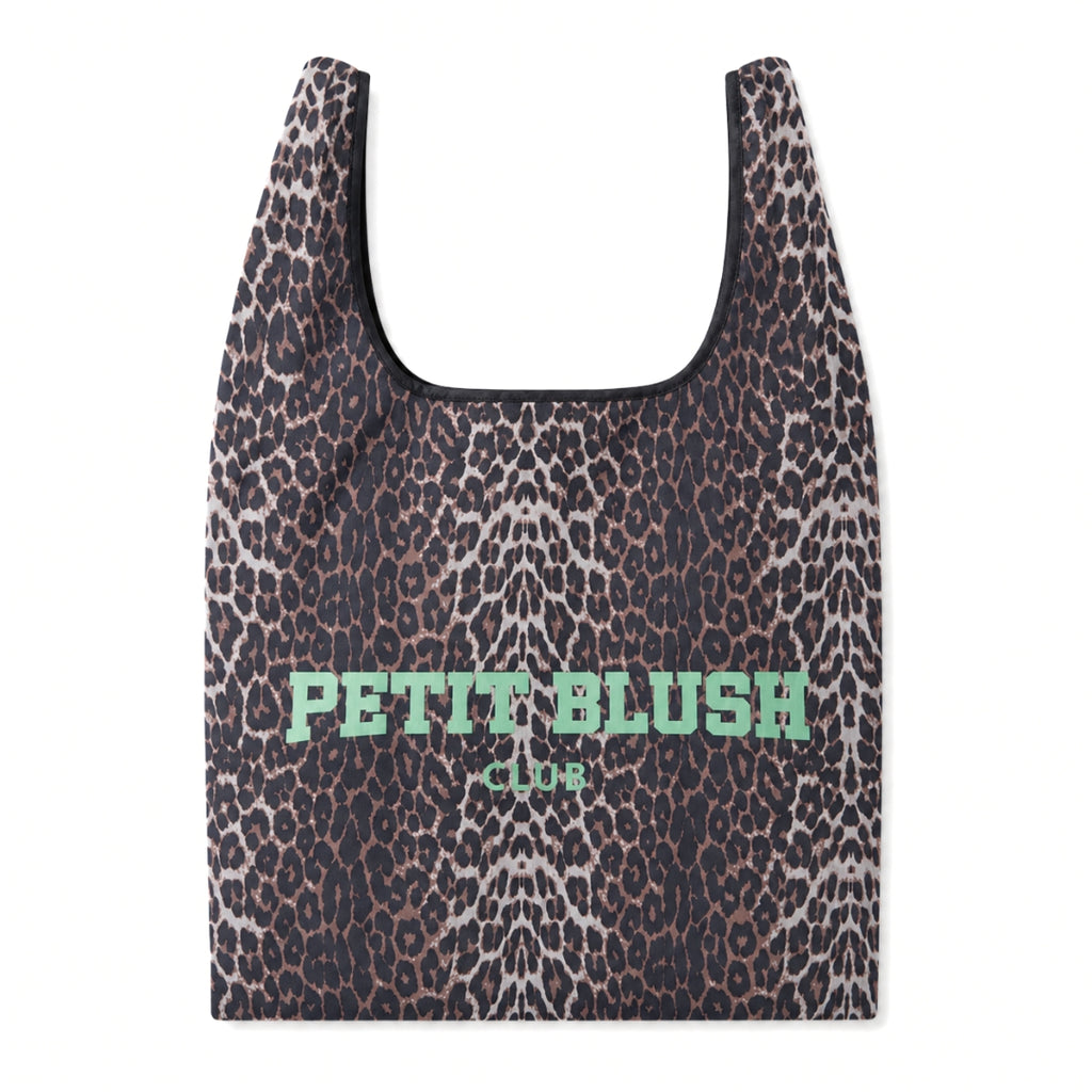 Petit Blush Grocery Bag - Leopard