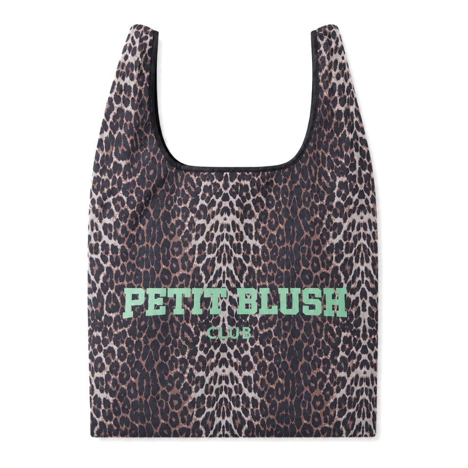 Petit Blush Grocery Bag - Leopard