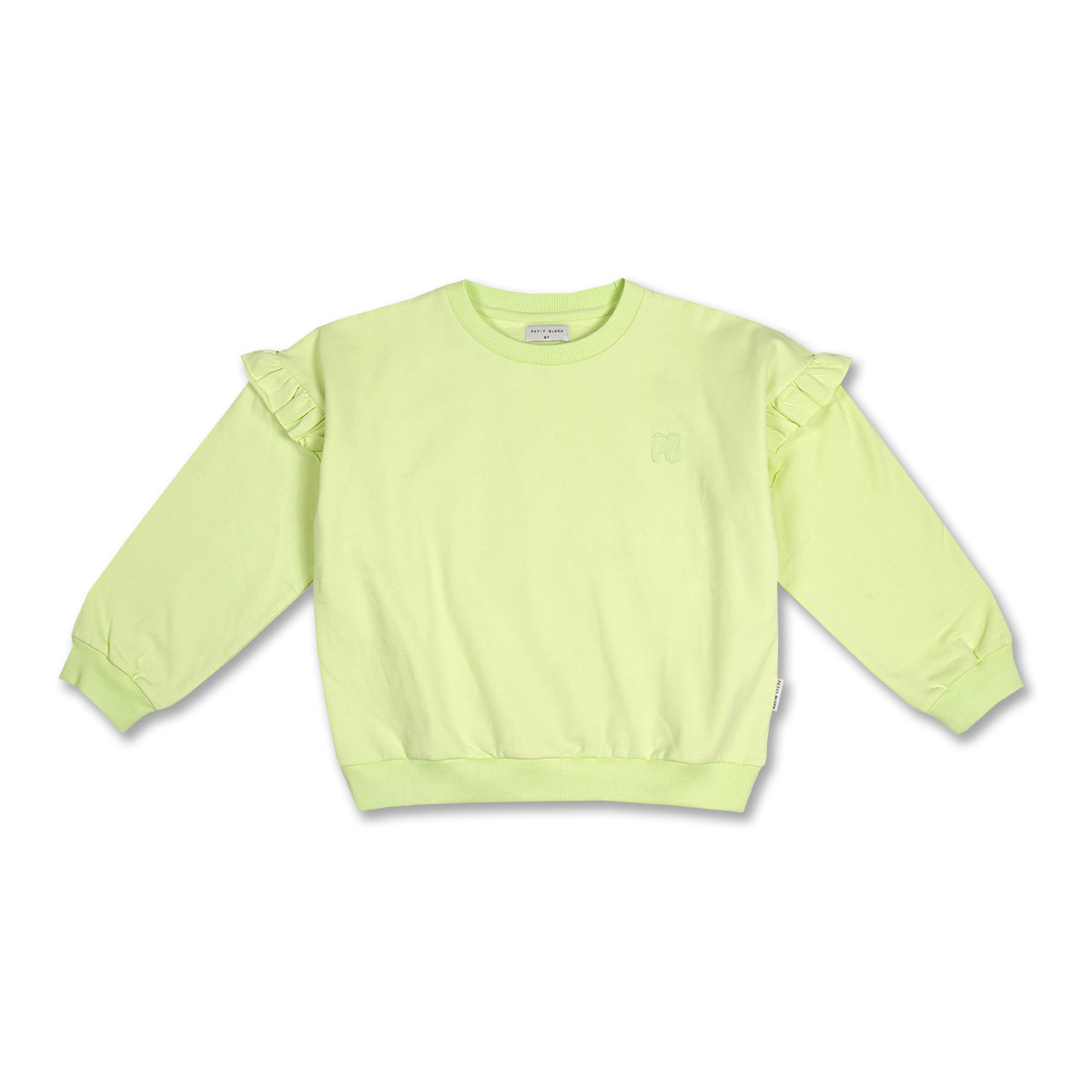 Ruffle Sweater | Shadow Lime