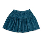 Mini Ruffle Skirt Velour | Dots AOP