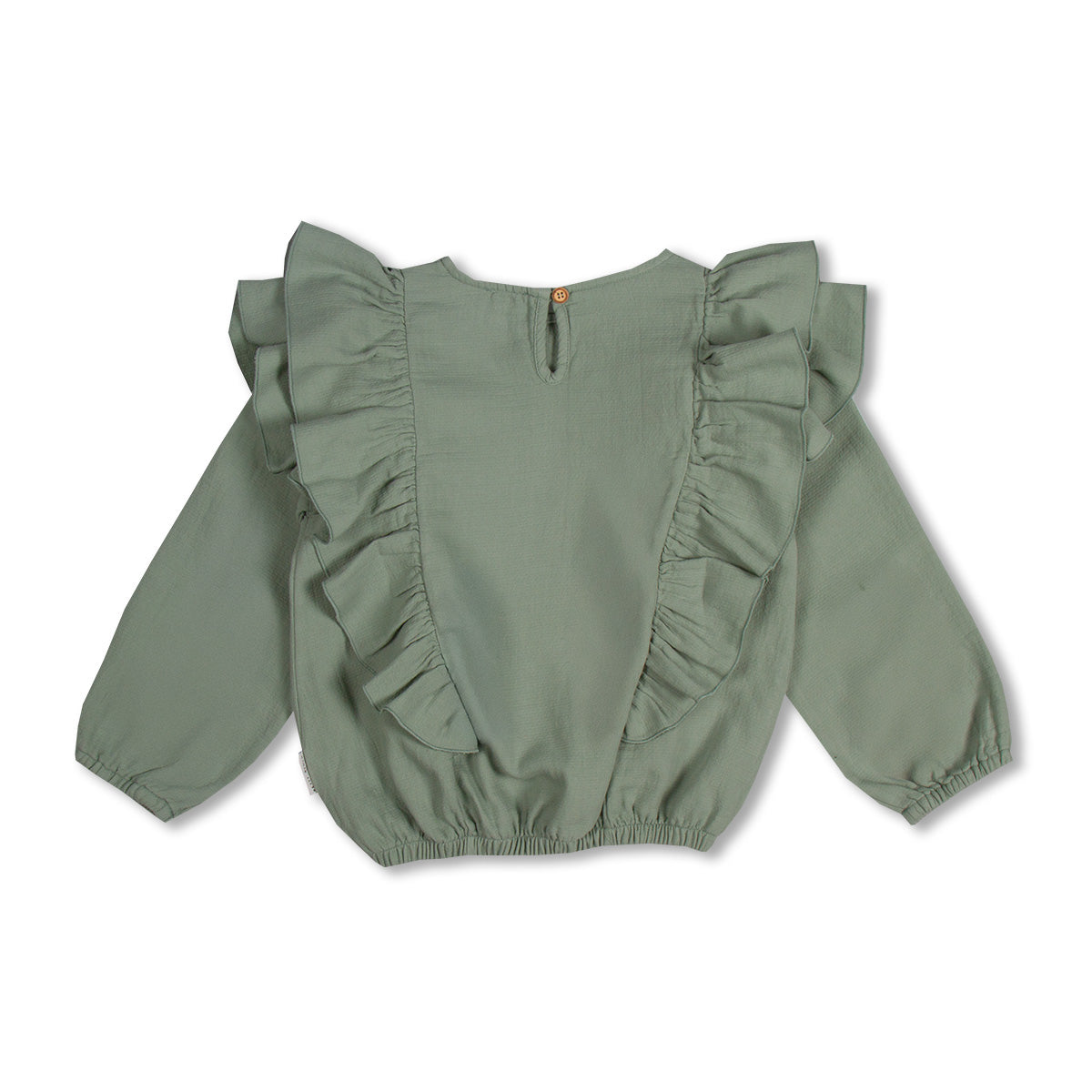 Ruffle Blouse | Iceberg Green
