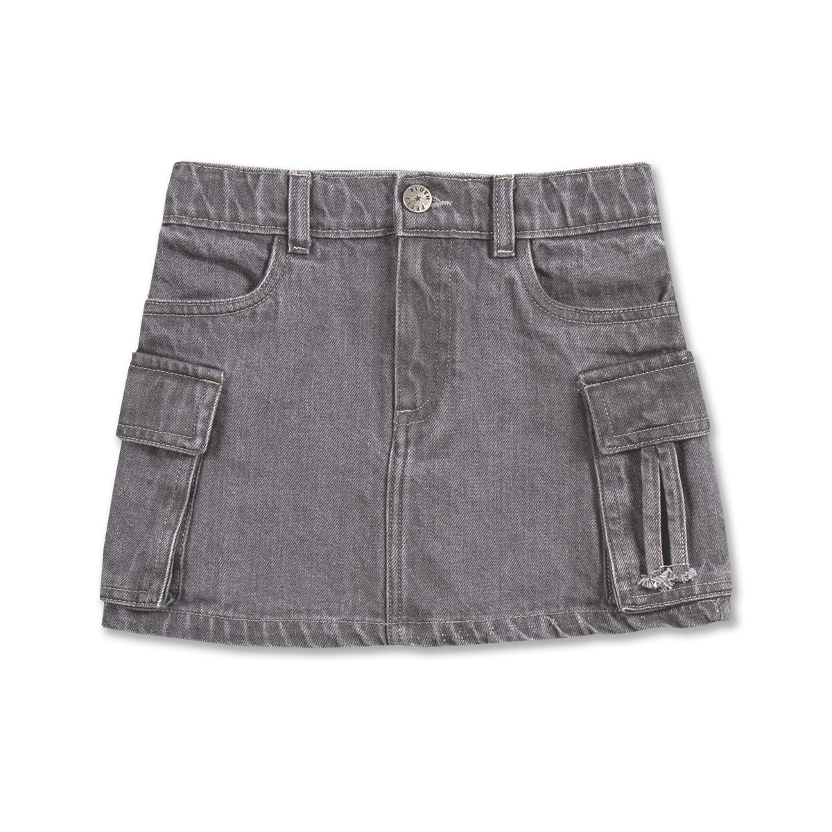 Cargo Skirt | Washed Grey