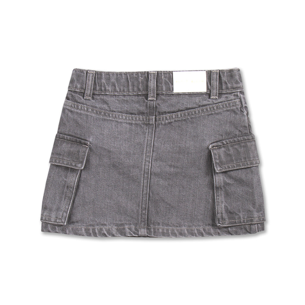 Cargo Skirt | Washed Grey