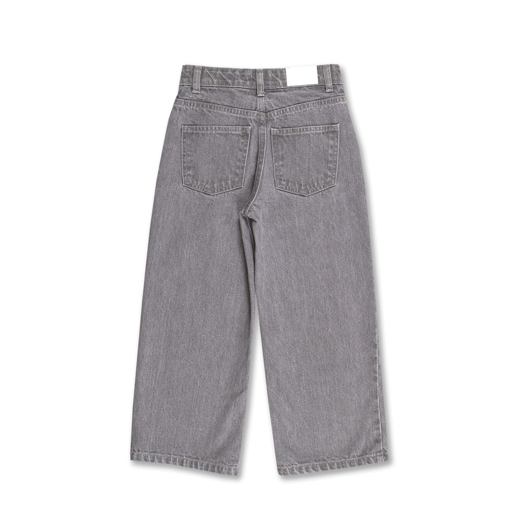 Wide Leg Jeans | Washed Grey