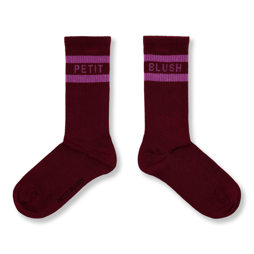 Sport Socks | Garnet/Orchid