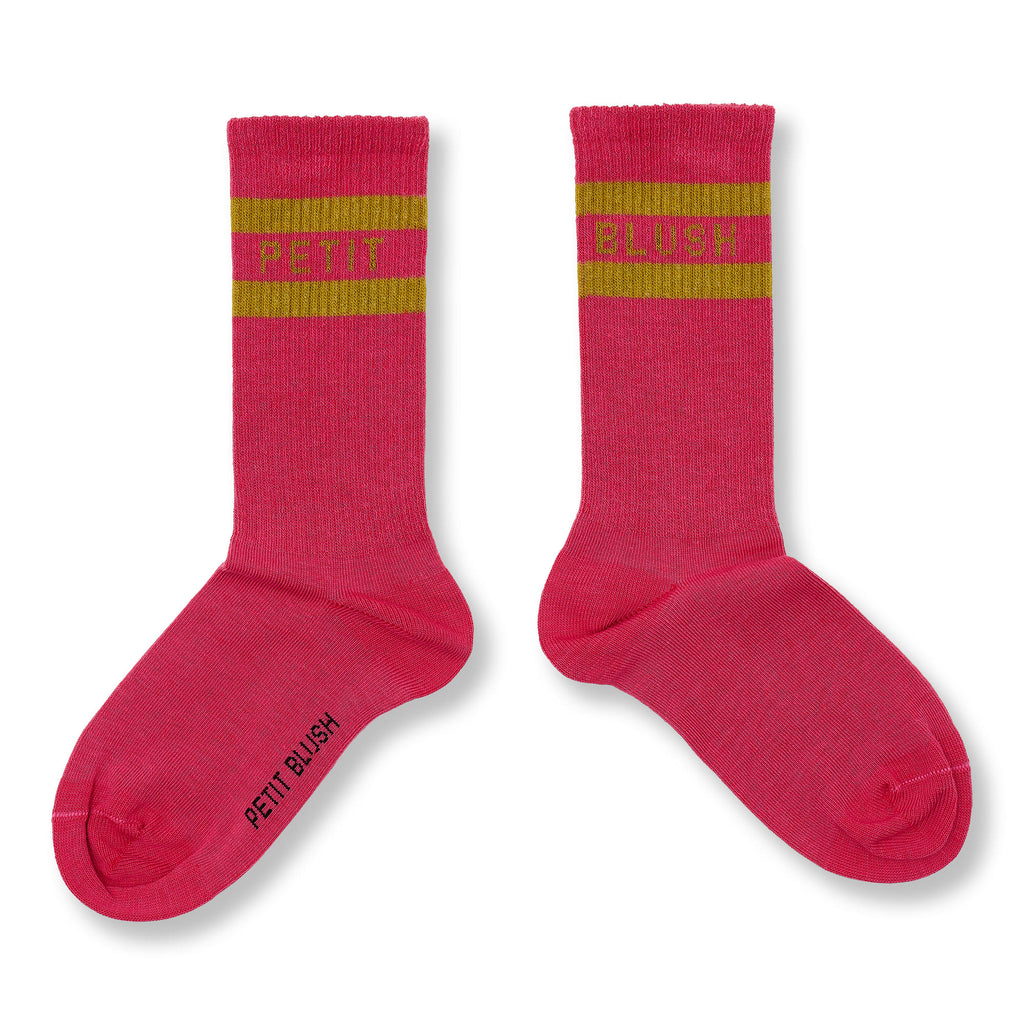 Sport Socks | Raspberry/Moss