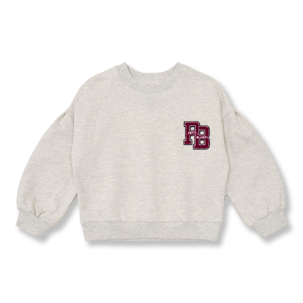 Easy Sweater PB Logo | Grey Melange