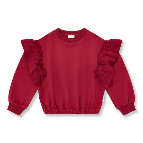 Sweater Ruffles | Garnet