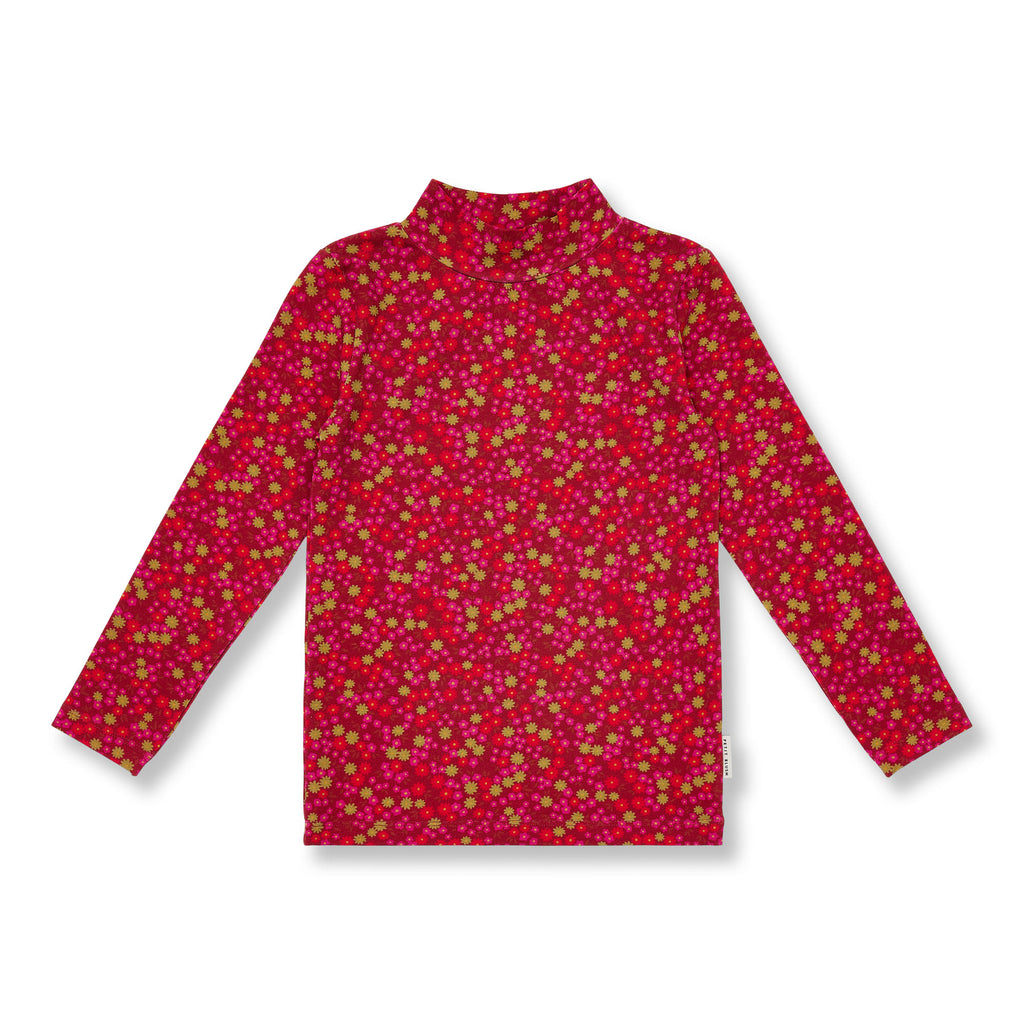 Turtle Neck | Winter Flower AOP