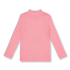 Rib Turtle Neck | Rose