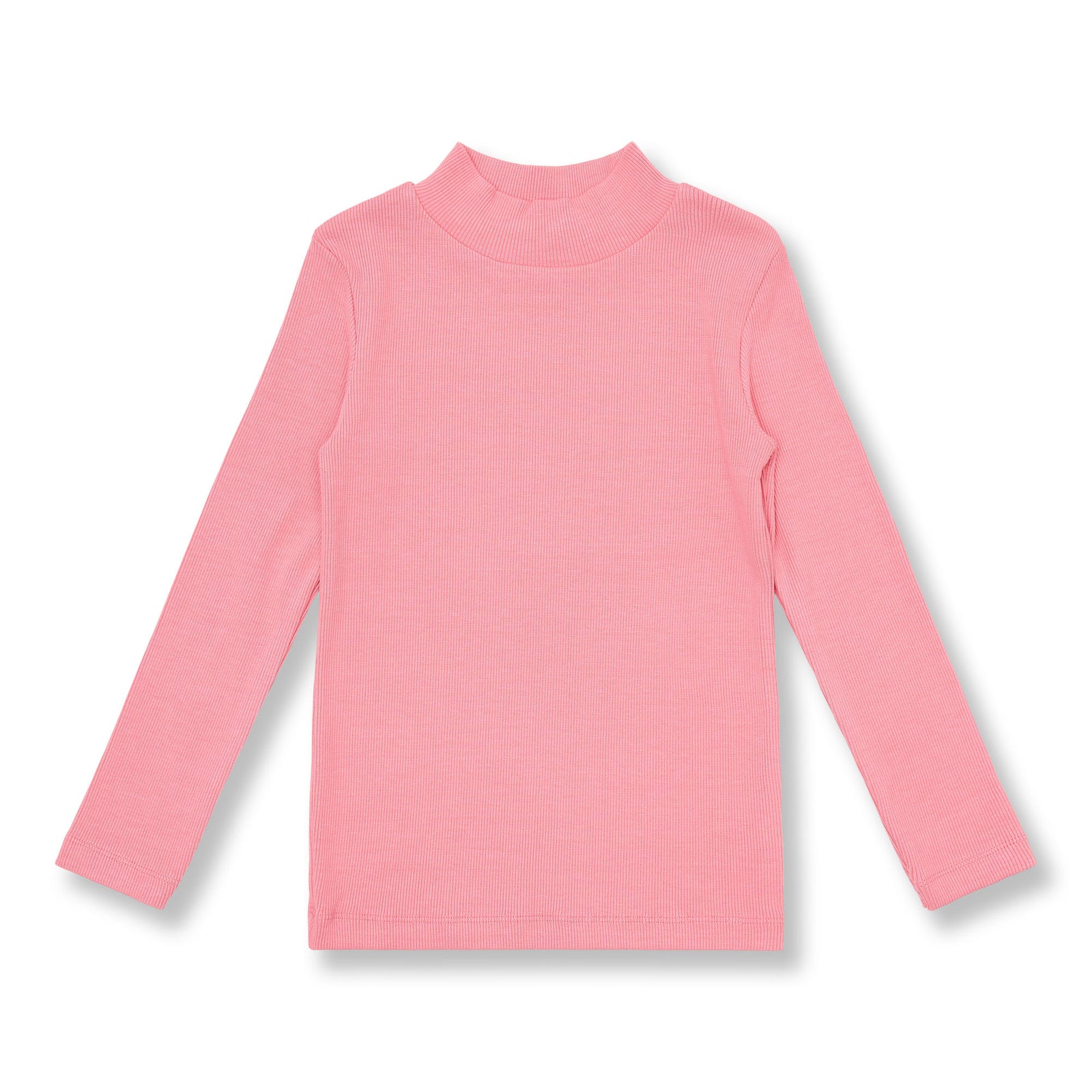 Rib Turtle Neck | Rose