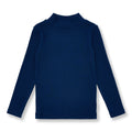 Rib Turtle Neck | Navy Blue