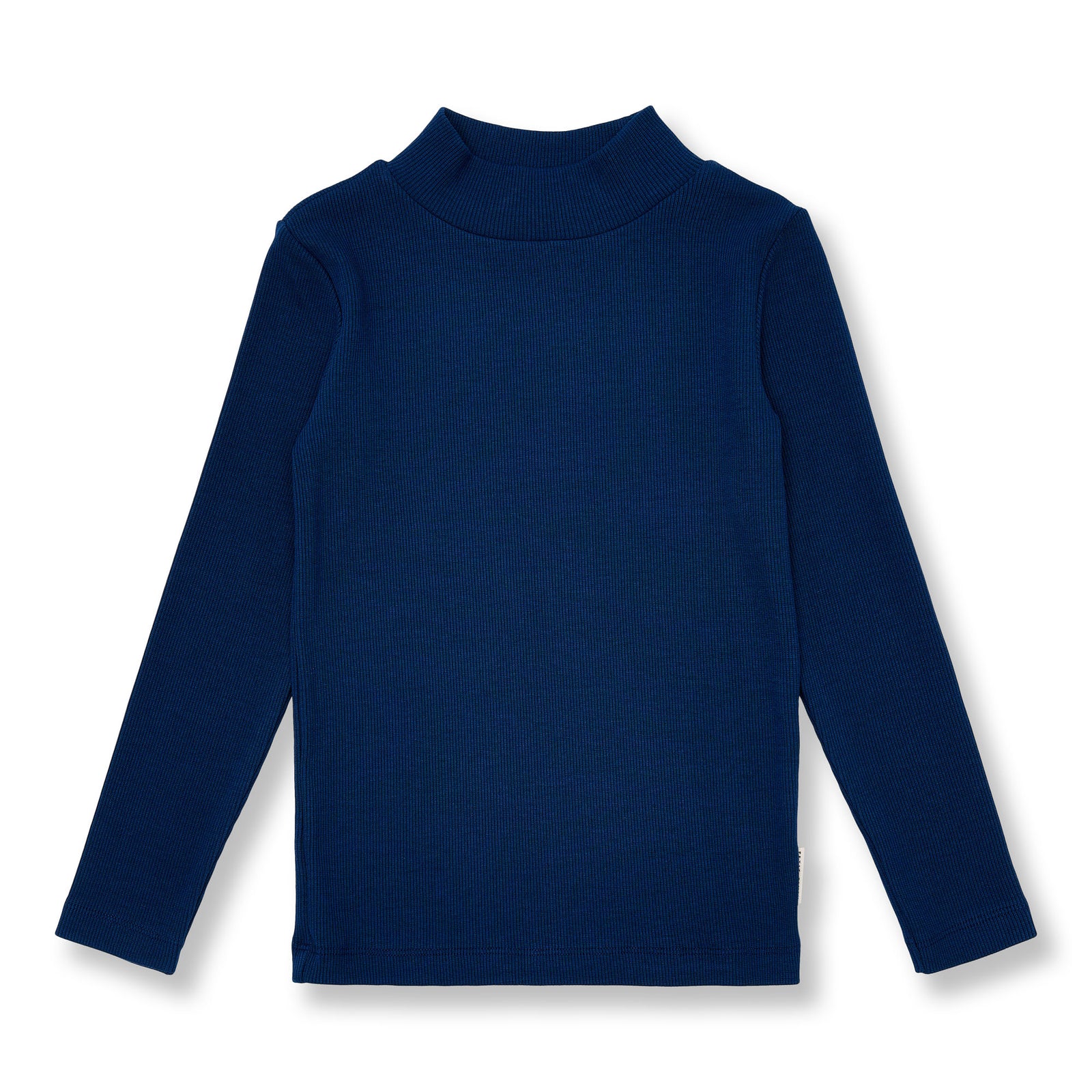 Rib Turtle Neck | Navy Blue