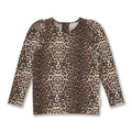 Puff Sleeve Top | Leopard AOP